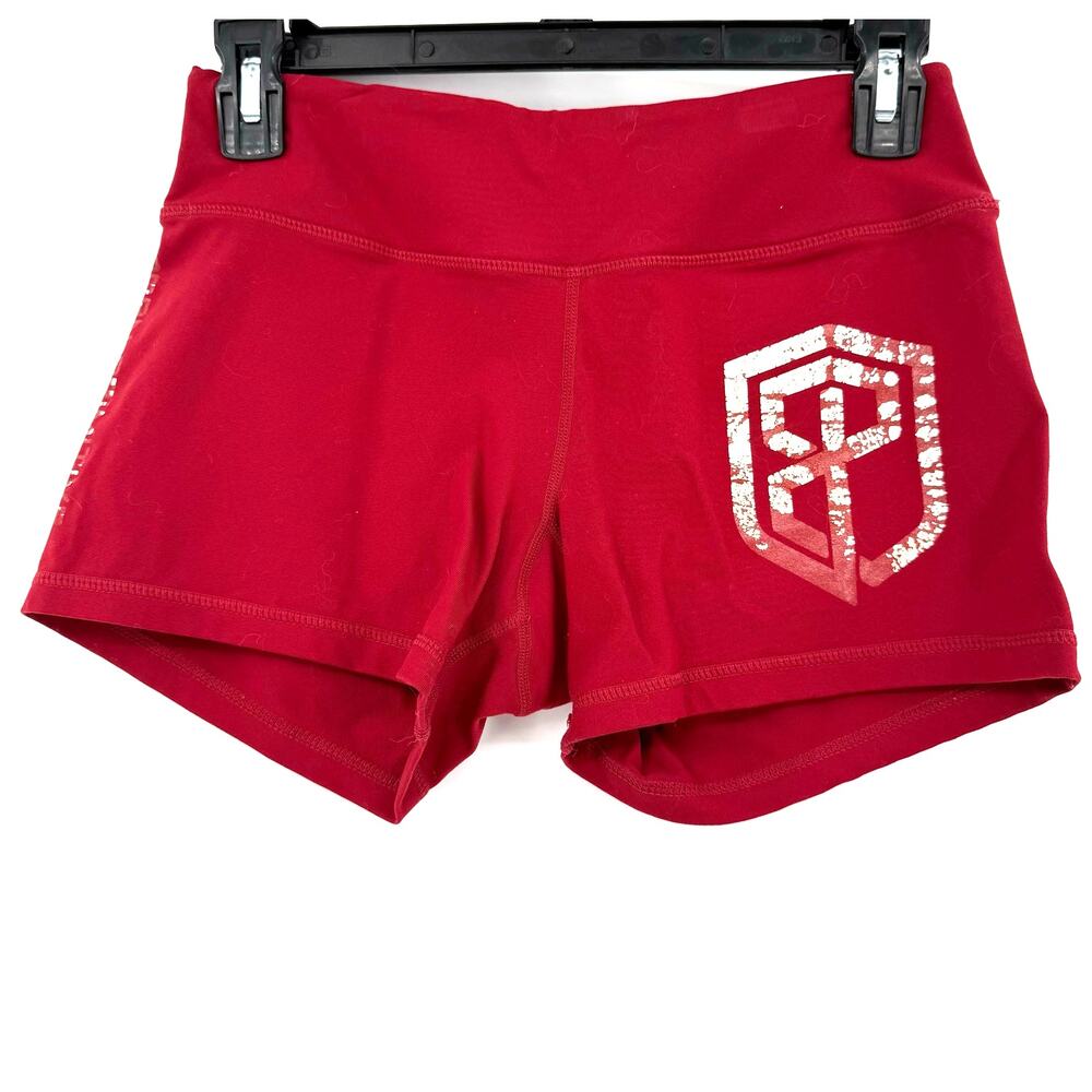 Born Primitive Size Small Double Take‎ Booty Short Red Athleticwear Exercise
